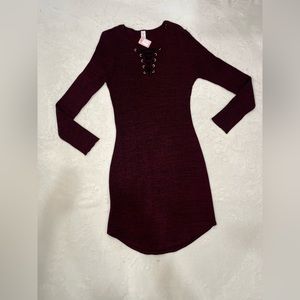 Burgundy Dress